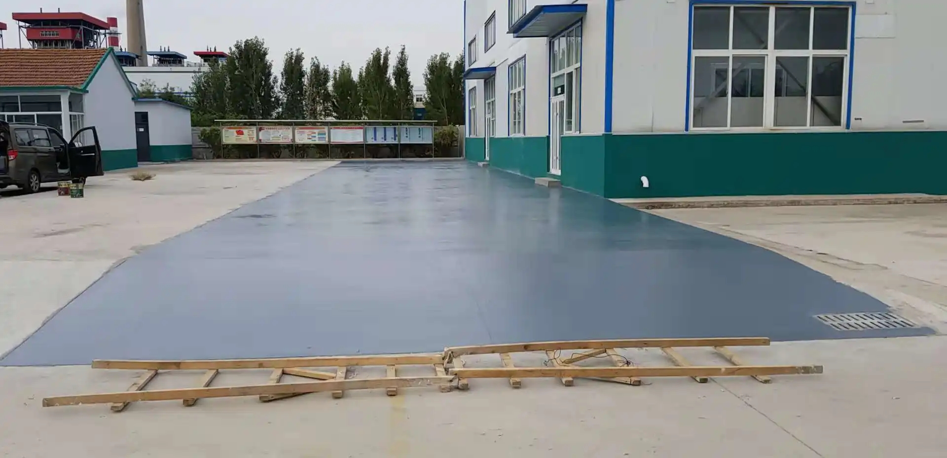 黄冈车间厂房地坪漆修补翻新